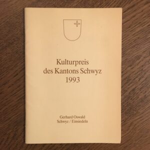 Kulturpreis Kanton Schwyz 1993