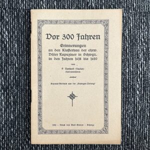 Erinnerungen an den Klosterbau Schwyz