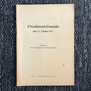 Oberallmeind Gemeinde 1947